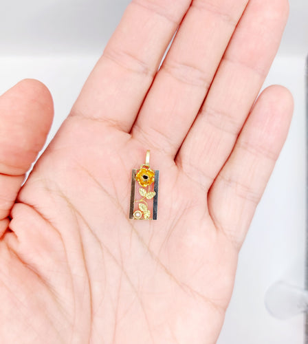 Pendentif Pendentif art déco trois or jaune et perle 58 Facettes B01005