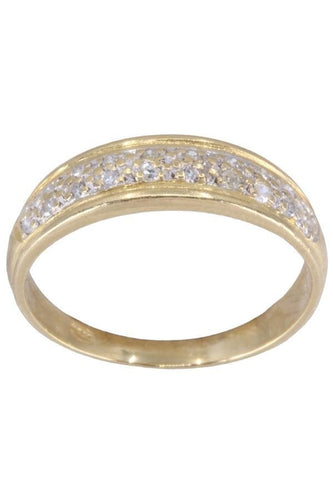 Bague 50 BAGUE JONC PAVAGE DIAMANTS 58 Facettes 086331