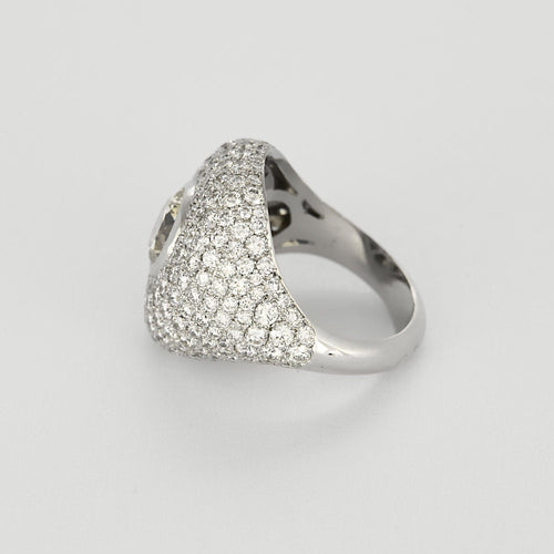 Bague 52 EDOUARD NAHUM - Bague Céleste  or blanc diamants 58 Facettes LP1451/