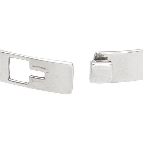 Bracelet Dinh Van  Bracelet Jonc Serrure Argent 58 Facettes 4744180CN