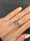 Bague 54 Bague vintage Toi & Moi or et diamants 58 Facettes