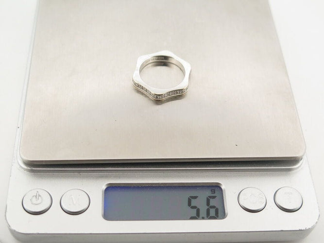 Bague 53 bague MONTBLANC 4810 small mb102493 53 diamants 0.64ct & or blanc 18k 58 Facettes 266404