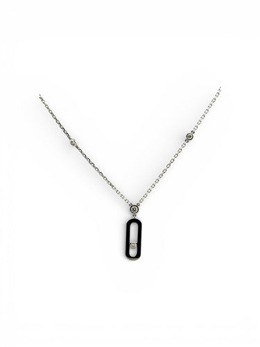 Collier Collier MESSIKA Move uno en or blanc et diamants 58 Facettes