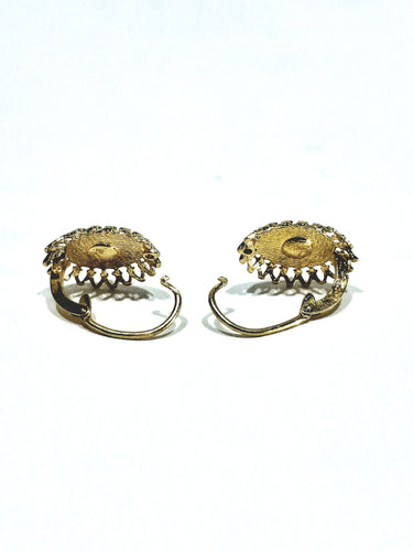 Paire de boucles d'oreilles en or 58 Facettes