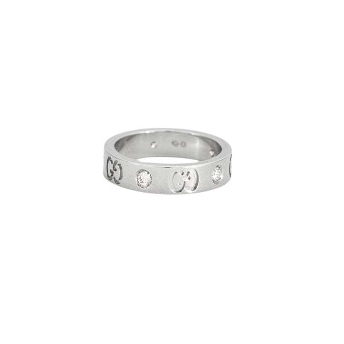 GUCCI - Ring Icon white gold and diamonds