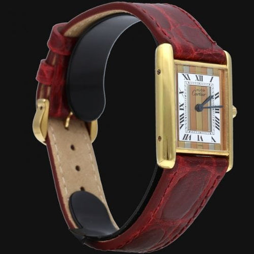 Montre Cartier Montre Tank Vermeil 58 Facettes MT42954