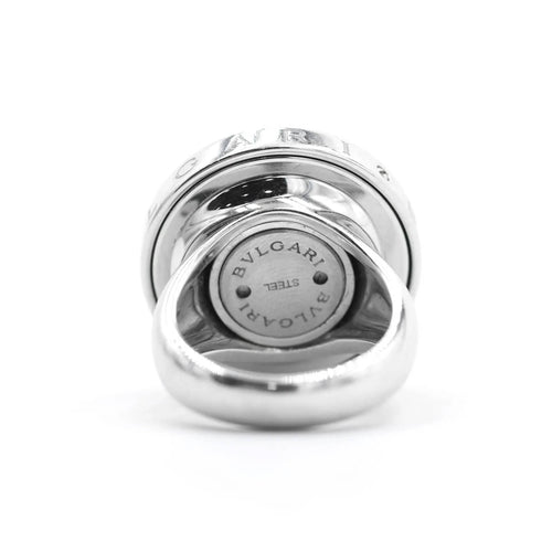 Bague 51 Bague Bulgari de la collection Optical en or blanc et onyx 58 Facettes 4579