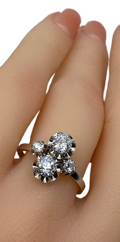 戒指 Toi & Moi 1930 年左右的钻石