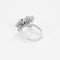 Bague 55.5 Bague Orchidée en or blanc, diamants et saphirs. 58 Facettes