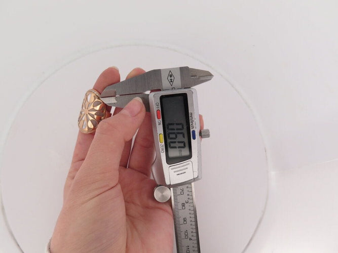 Bague 52 bague BULGARI intarsio nacre t52 en or rose 18k 14.3gr serti diamants 58 Facettes 267206