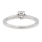 Bague 52 Bague Solitaire Or blanc Diamant 58 Facettes 1137997CN