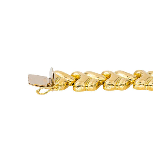 Bracelet Bracelet Or jaune Saphir, Diamant 58 Facettes 4534778CN