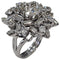 Bague 52 Bague en or blanc sertie d'un diamant naturel taille ancienne de 2,60 carats, certifié HRD. 58 Facettes E33