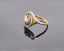 Bague 58 Bague tourbillon or et platine diamants 58 Facettes