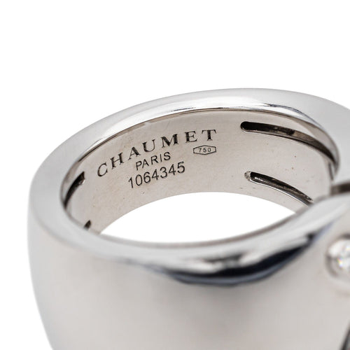 Bague 56 Chaumet Bague Liens Or blanc Diamant 58 Facettes 3752640CN