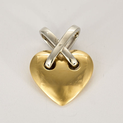 Pendentif Pendant en Or jaune & blanc 18k 58 Facettes SMA0174