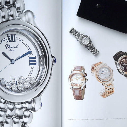 Montre CHOPARD - Happy Sport 5 Diamonds 5 Sapphires 58 Facettes