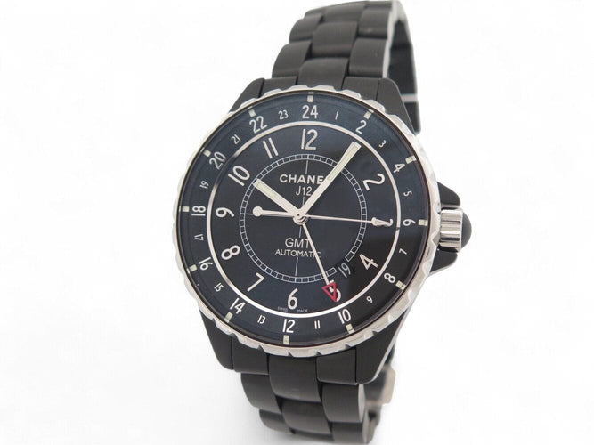 Montre montre CHANEL j12 gmt h3101 41 mm ceramique noire automatique +boite 58 Facettes 269829