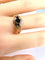 Bague 59 Bague or jaune 3 saphirs 58 Facettes AB375
