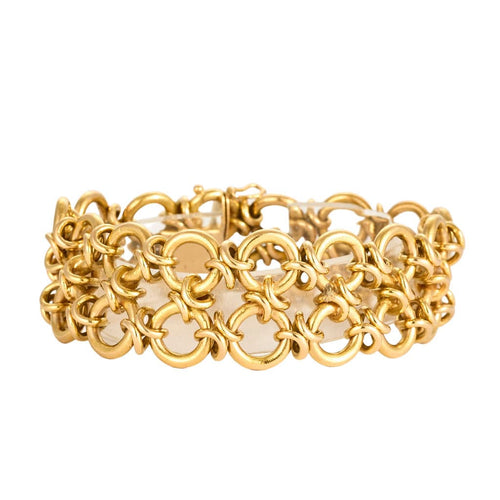 Bracelet Bracelet ruban or jaune 58 Facettes CAS0043