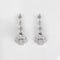 Boucles d'oreilles Boucles d'oreilles dormeuses Art Déco diamants 58 Facettes