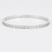 Bracelet Cartier - Bracelet Love Or Blanc Diamants 58 Facettes