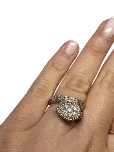 Bague 51 Boucheron - Bague Serpent de Bohème Or Blanc Diamants 58 Facettes 250165