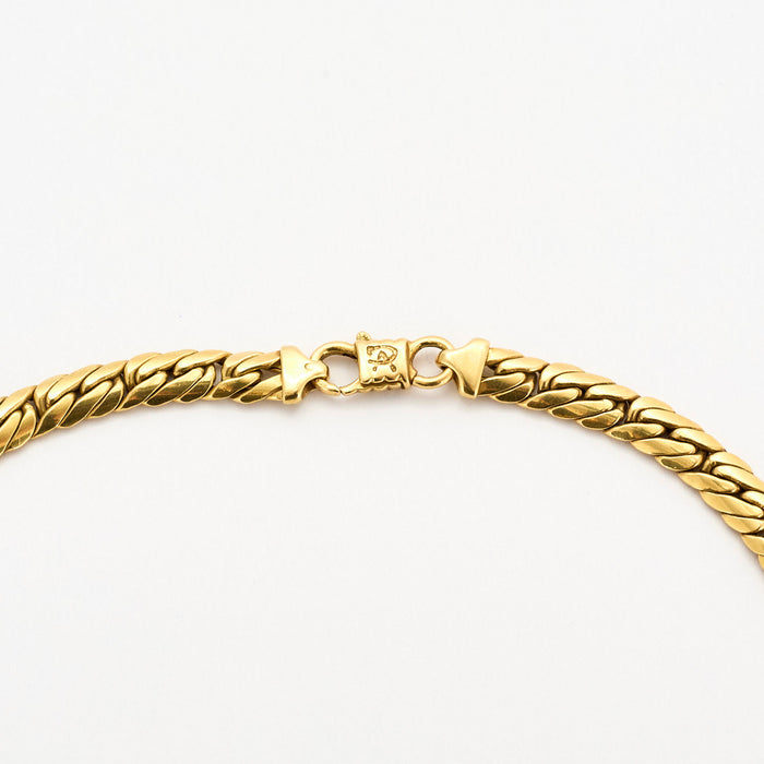 Yellow gold necklace