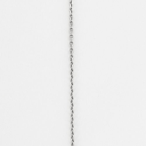 Collier Collier solitaire or blanc et diamant poire 58 Facettes B240570