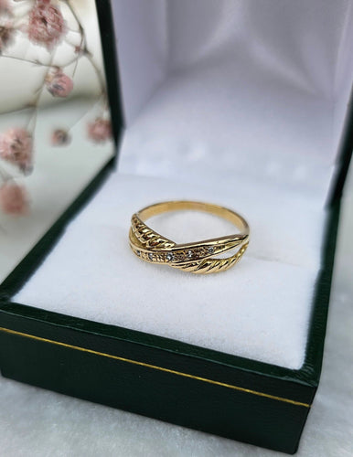 Bague 50 Bague Diamants Or jaune 58 Facettes 510