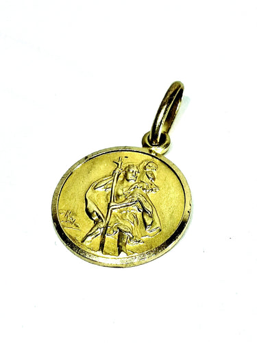 SAINT CHRISTOPHER-medalj i guld 