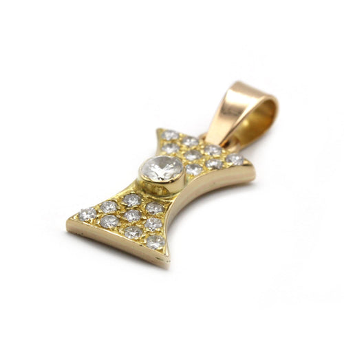 Pendentif Pendentif - Or jaune et diamants 58 Facettes 1115
