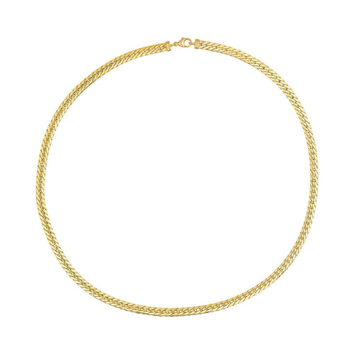 Collier Collier Maille anglaise Or jaune 58 Facettes 4824984CN