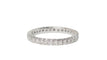 Bague 58 Alliance en or blanc et diamants 0,90ct 58 Facettes 30707