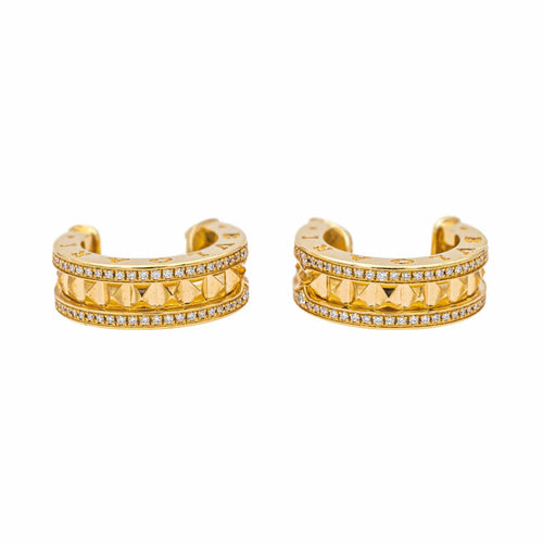 Boucles d'oreilles Bulgari Boucles d'oreilles Créoles B.Zéro1 Or jaune Diamant 58 Facettes 4173764RV
