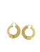 Boucles d'oreilles Boucles d'oreilles italiennes modernes en or jaune 58 Facettes