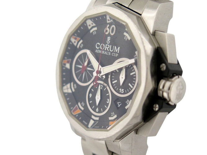 Montre montre CORUM admirals cup challenger 01.0007 chrono 44 mm auto acier 58 Facettes 269317
