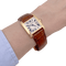 Montre Montre Cartier, "Tank Française", or jaune, cuir. 58 Facettes 34541