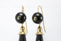 Boucles d'oreilles Antique Tortoiseshell Piquè Gold Earrings 58 Facettes 3286
