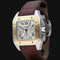 Montre Cartier Montre Santos 100 Xl Chronograph Or Jaune 18K / Acier 58 Facettes MT42457