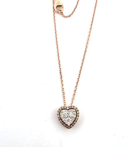 Collier Collier pendentif en or jaune avec diamants 58 Facettes