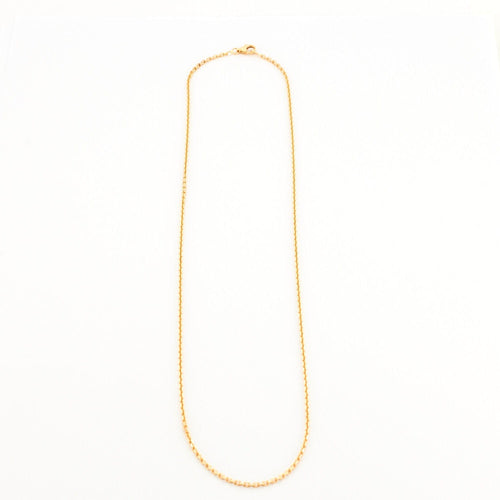 Collier Chaîne or jaune 18 carats 58 Facettes