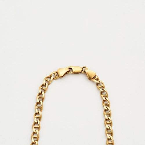 Collier Chaine or jaune maille marine 58 Facettes LP522