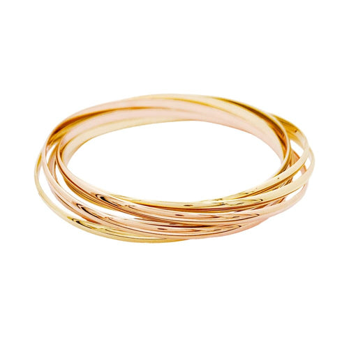 Bracelet Bracelet Cartier, "Trinity Semainier", trois ors. 35225 58 Facettes 35225