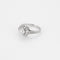 Bague 58 Bague solitaire en or gris et diamants 58 Facettes COL31343