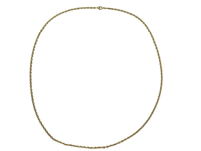 halsband kedja forçat-länkar 55 cm i 18k gult guld 14g 