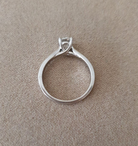 Bague 54 Bague Platine Daimants 58 Facettes 1