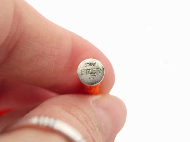 Bracelet bracelet FRED force 10 gm 0b0005 manille en or blanc 18k 2 cordons 58 Facettes 271113