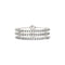 Bague 50 Bague Messika, "Gatsby", 3 rangs or blanc et diamants. 58 Facettes 35330