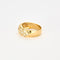 Bague 56 Bague or jaune sertie de 19 diamants de 0,09 ct (1.71ct au total) 58 Facettes 1-0000212/1